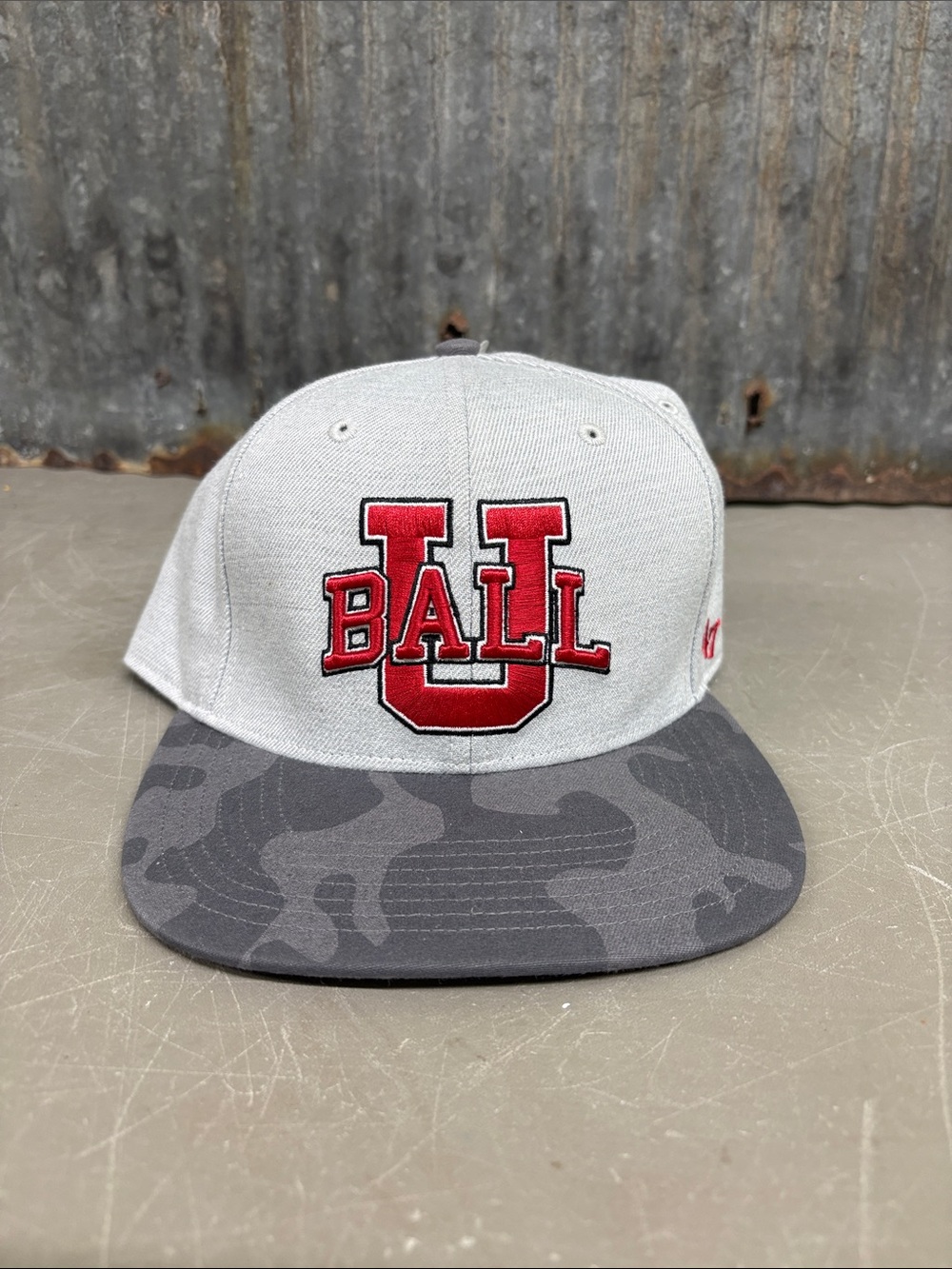 '47 Brand University of Utah Utes heather gray snapback hat